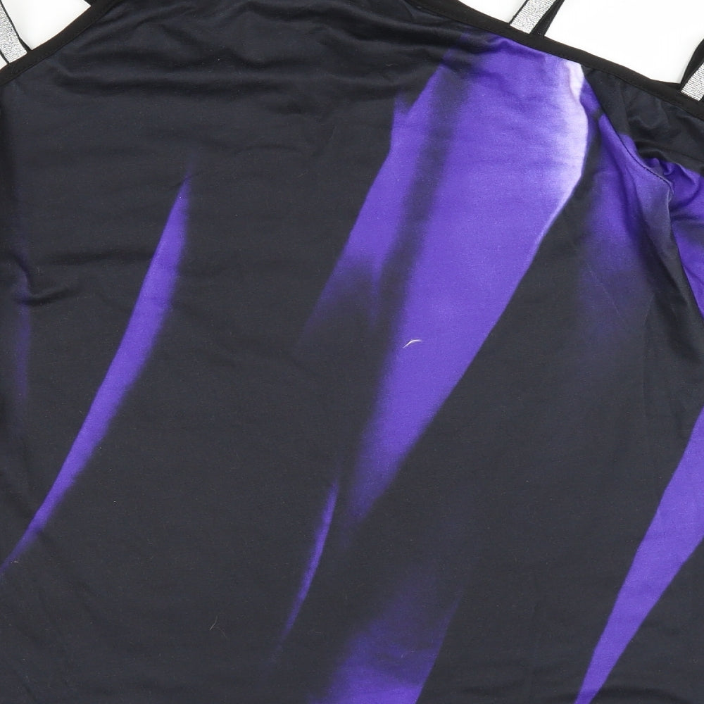 SHEILAY Womens Black Basic Blouse Size S - cold shoudler