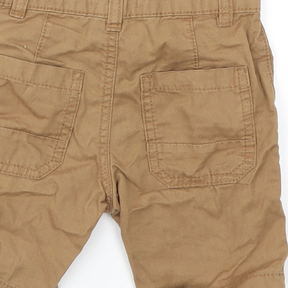 Blue Zoo Boys Brown Capri Trousers Size 12-18 Months
