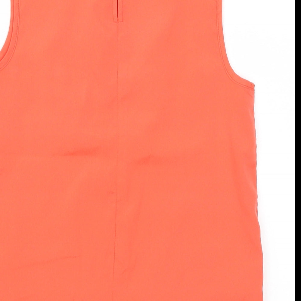 Marks and Spencer Girls Red Basic Tank Size 7-8 Years