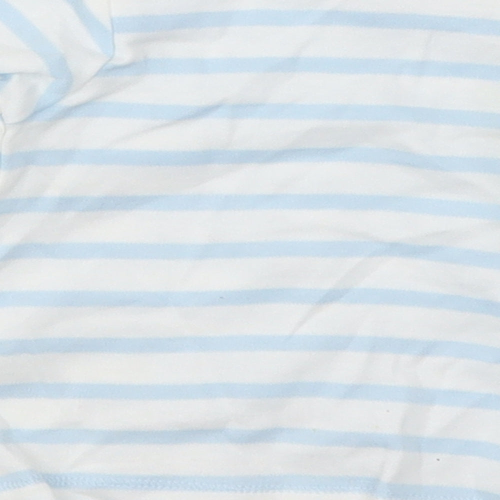 Mini Club Boys Blue Striped Basic T-Shirt Size 0-3 Months - B Is For Bear and Baby