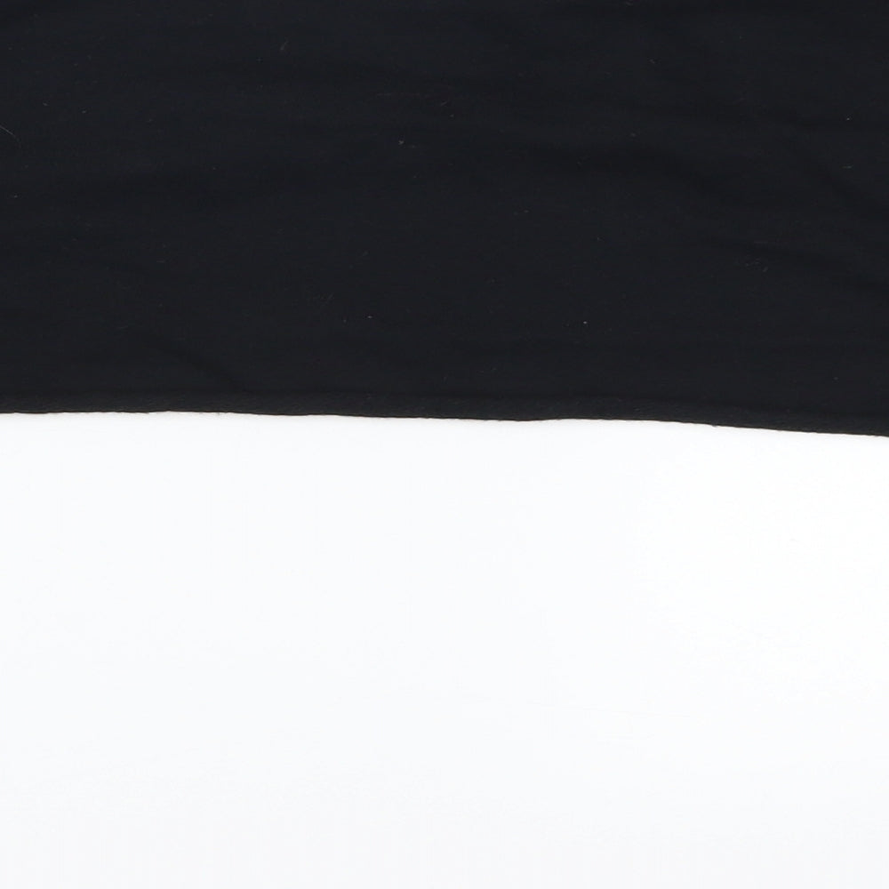 Pretty Little Thing Womens Black Pullover Sweatshirt Size 8 - Cropped