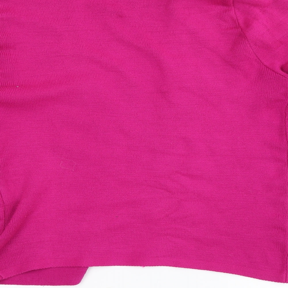 Internacionale Womens Pink Cardigan Jumper Size L