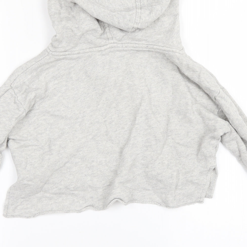 Matalan Girls Green Pullover Hoodie Size 9 Years - cropped hoodie