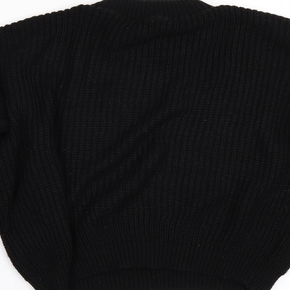 I SAW IT FIRST Womens Black Pullover Jumper Size L