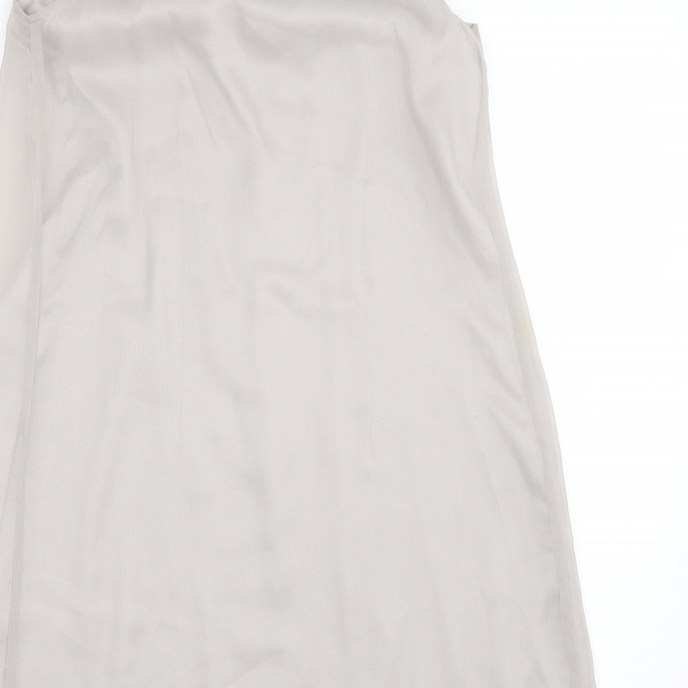 DefinitionN Womens Beige A-Line Size 10
