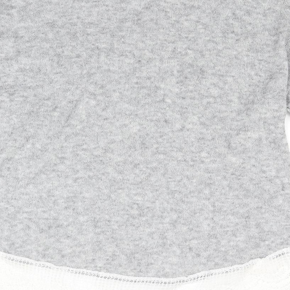 Preworn Womens Grey Knit Pullover Jumper Size M