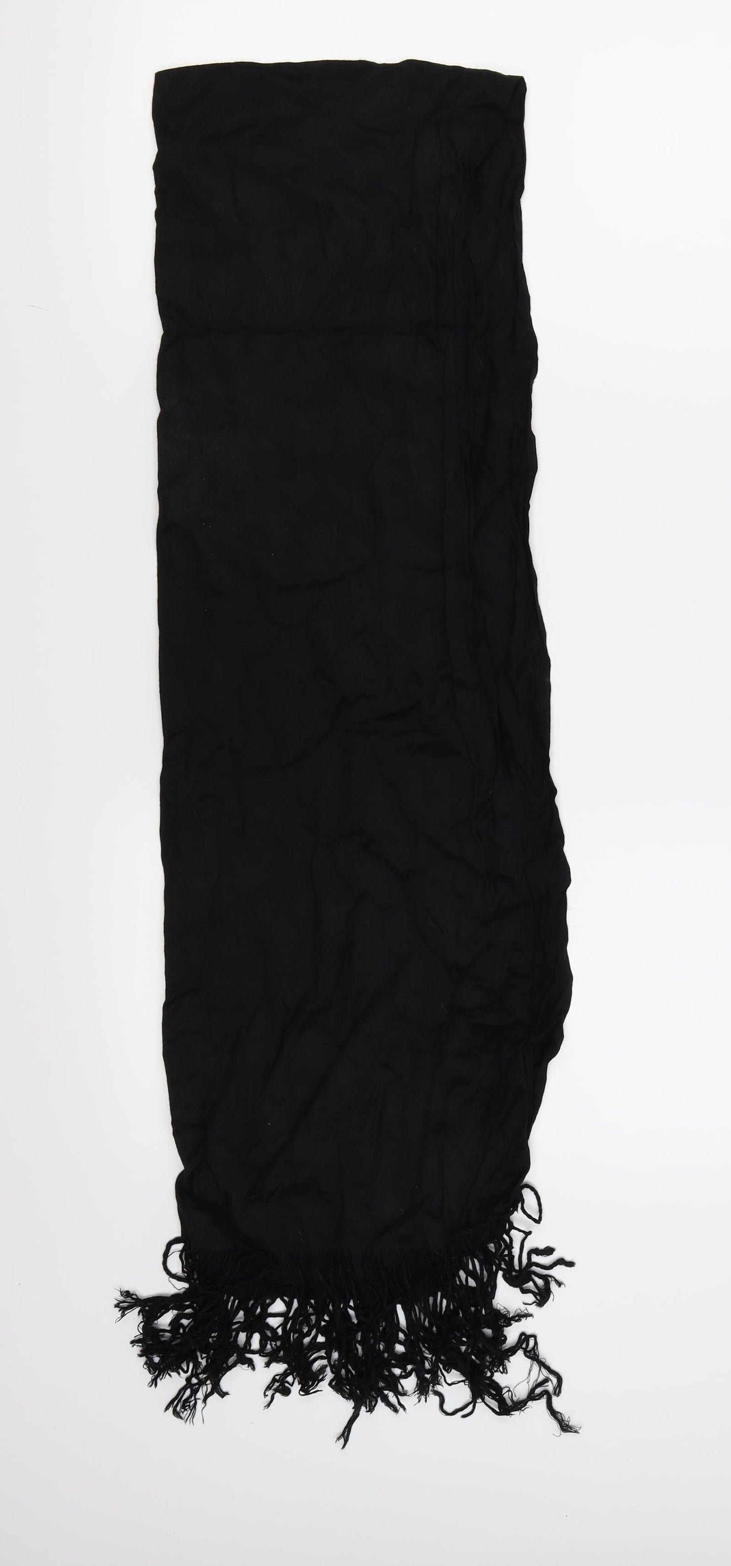 Preworn Womens Black Scarf
