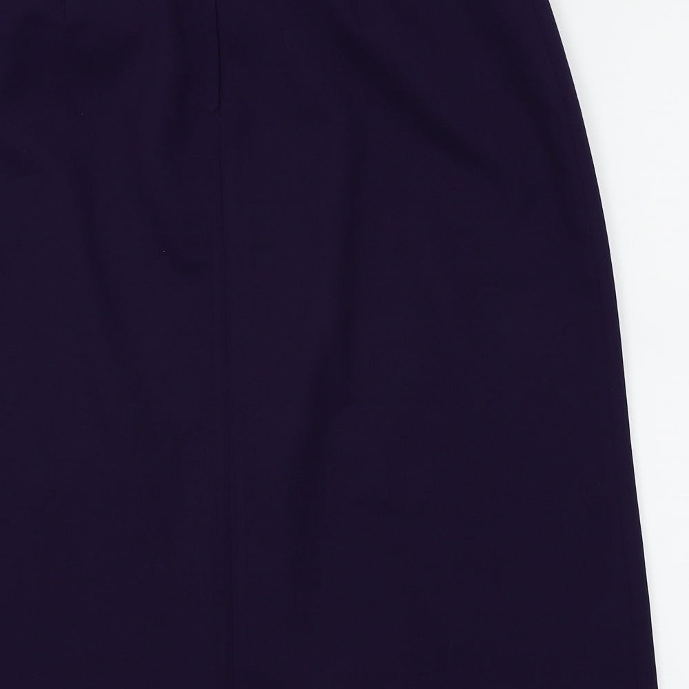 Hennes Womens Purple A-Line Skirt Size 14