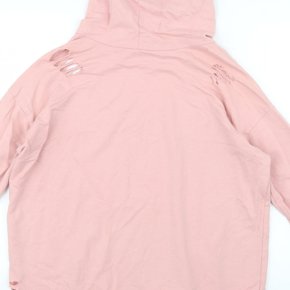 Select Womens Pink Pullover Hoodie Size 10