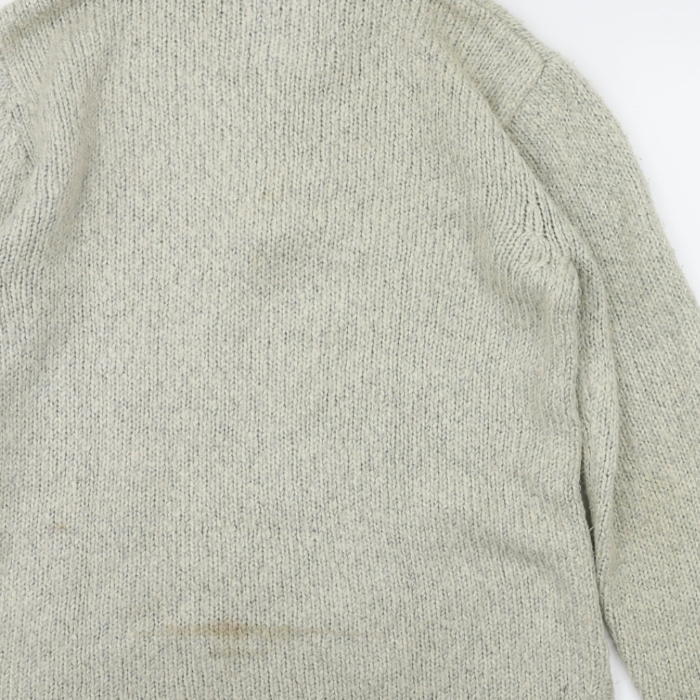 Easy Mens Beige Pullover Sweatshirt Size S