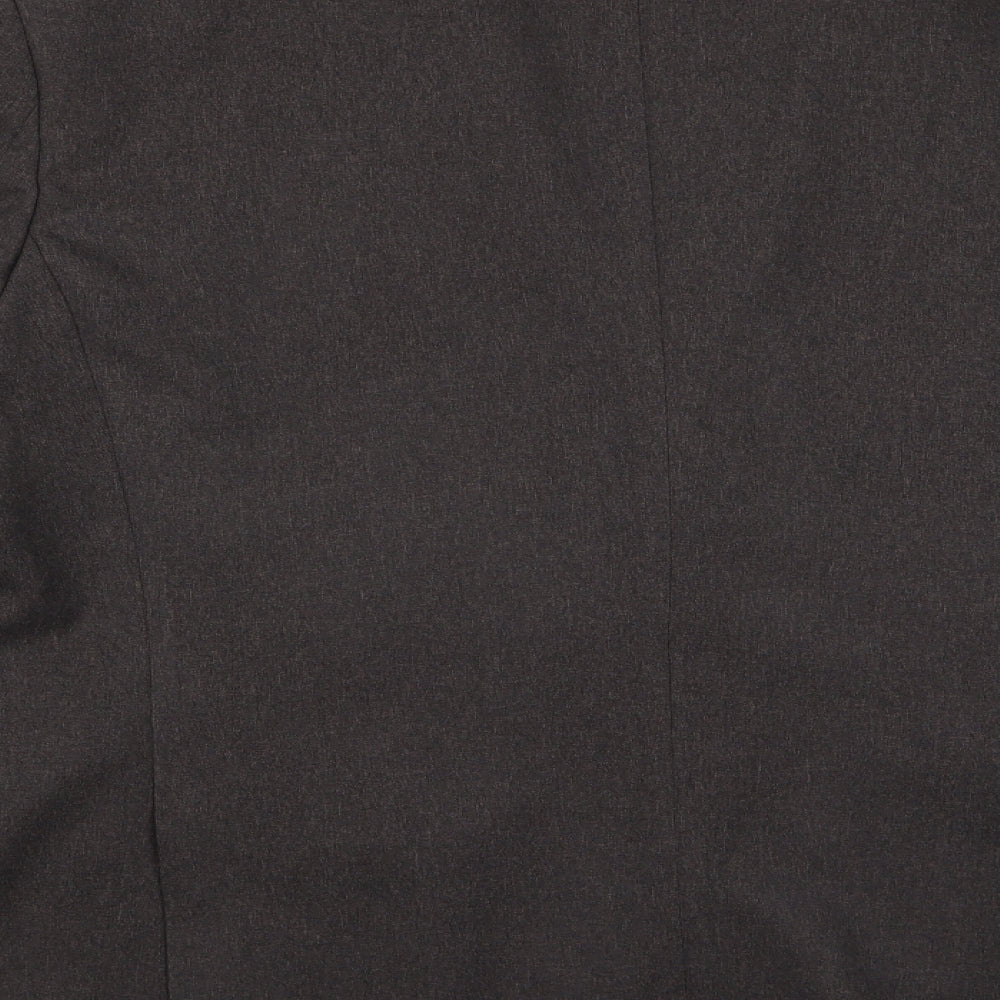 Greenwoods Mens Grey Rayon Jacket Suit Jacket Size 44