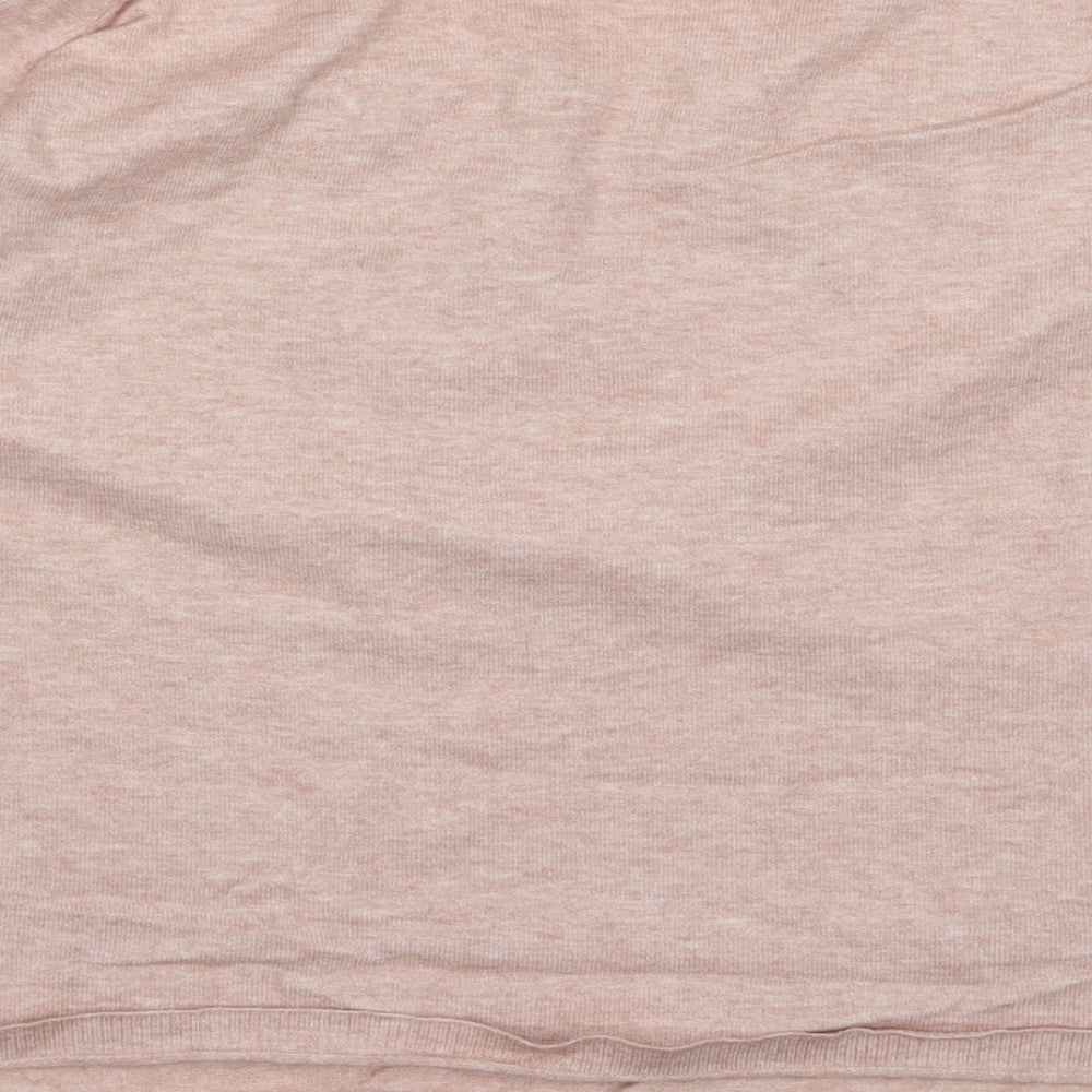 VERO MODA Womens Pink Knit Pullover Jumper Size S