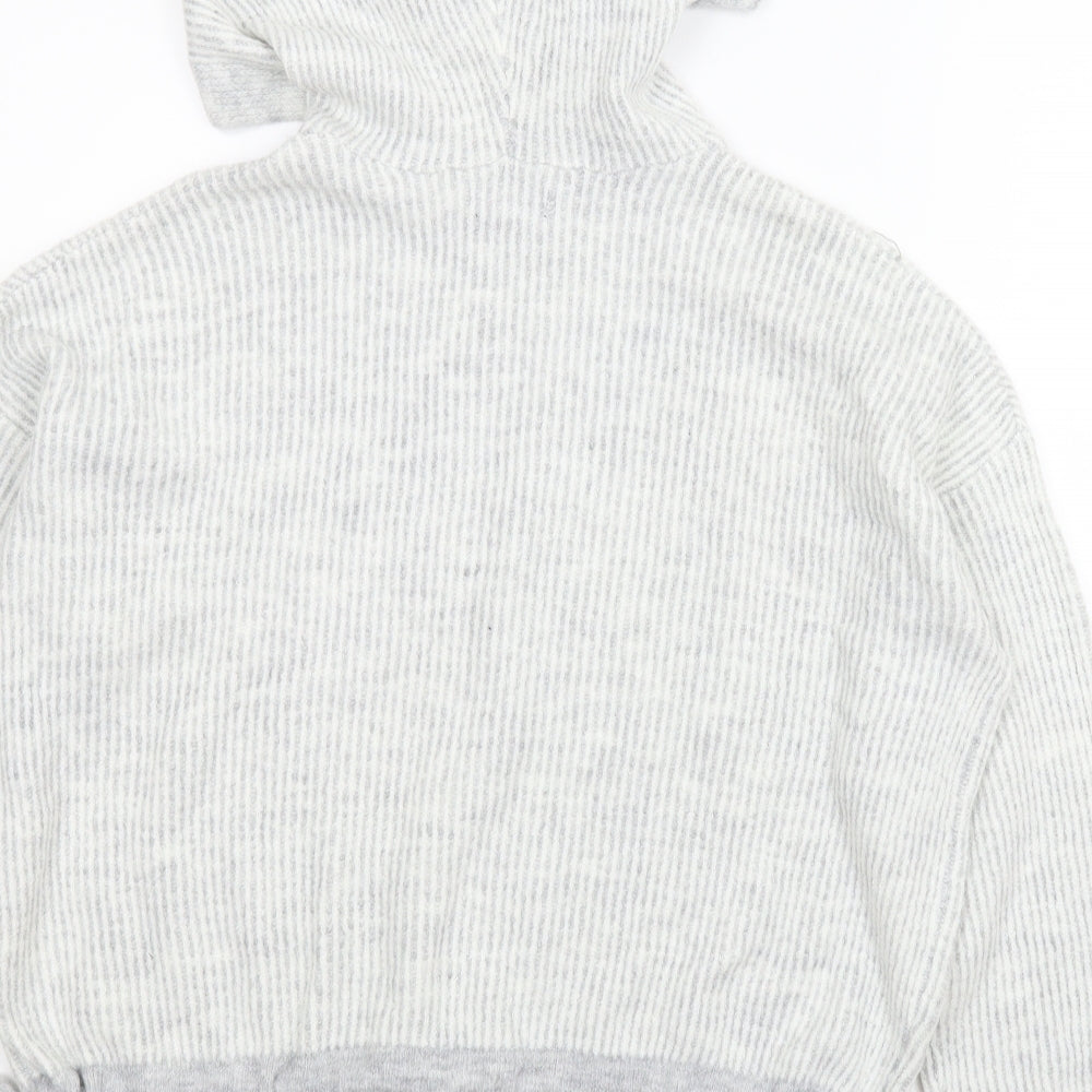 Atmosphere Womens Grey Pullover Hoodie Size S