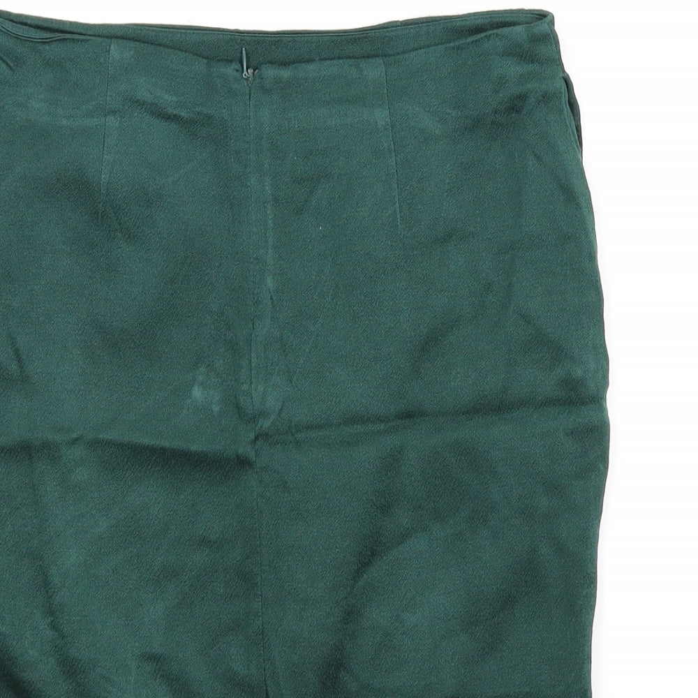 FOREVER 21 Womens Green Straight & Pencil Skirt Size S