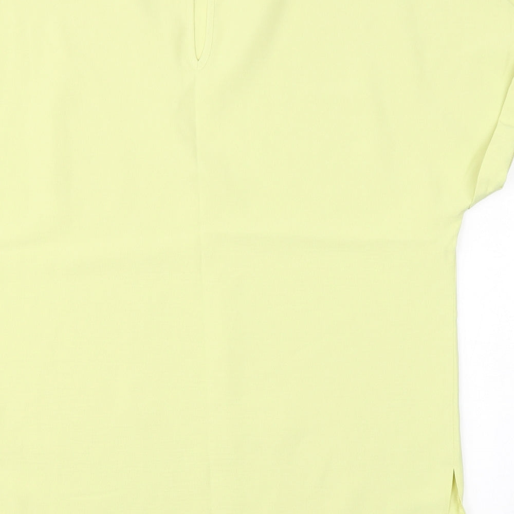 New Look Womens Green Basic Blouse Size 12