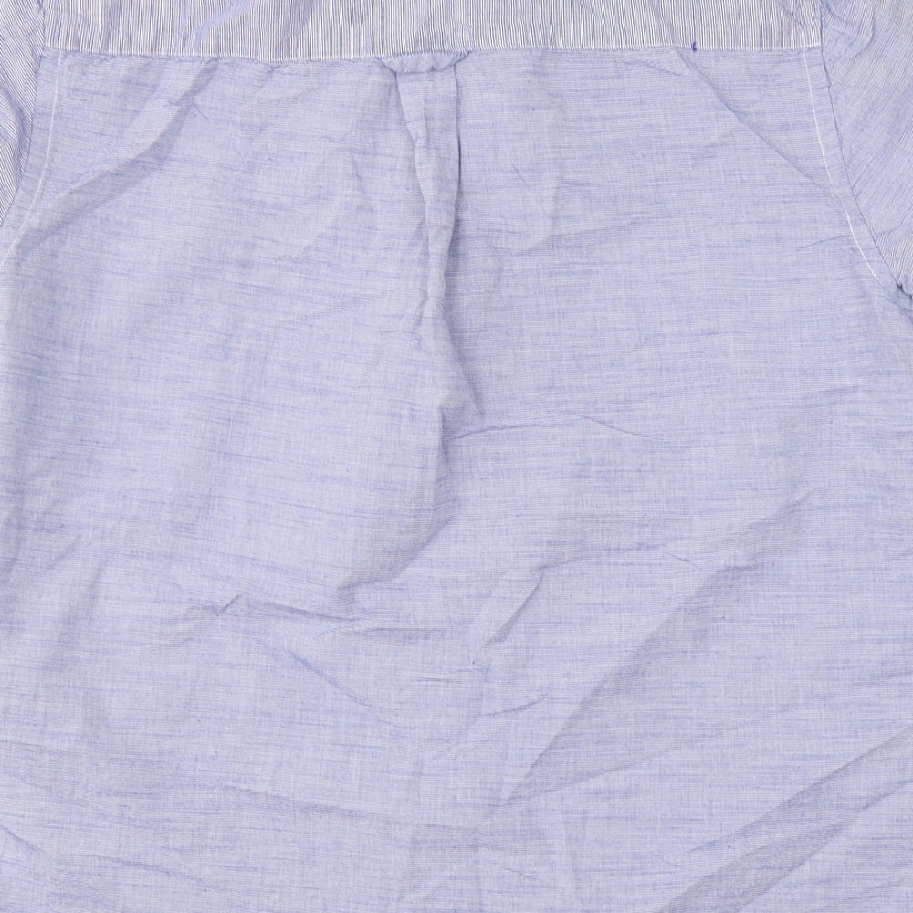 Maine New England Mens Blue Button-Up Size S