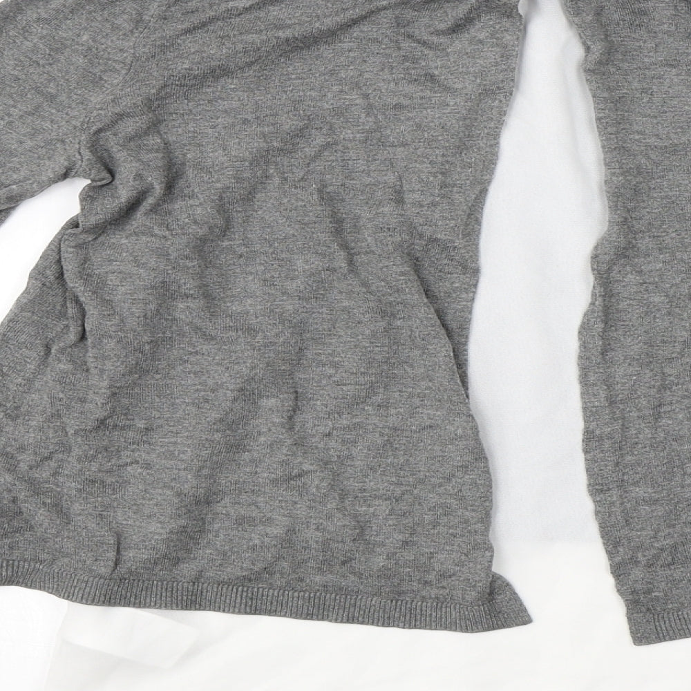 H&M Womens Grey Paisley Pullover Jumper Size S