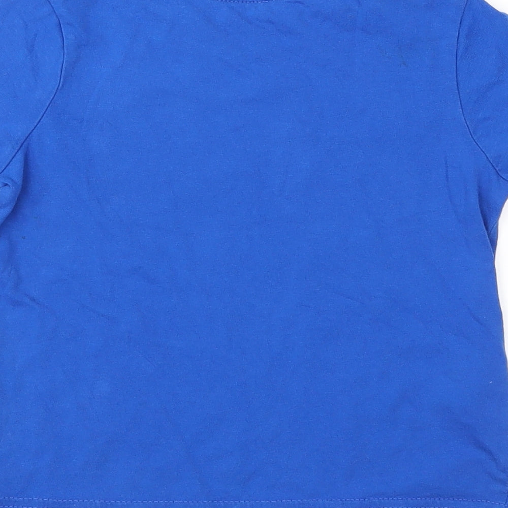 George Boys Blue Jersey Basic T-Shirt Size 2-3 Years
