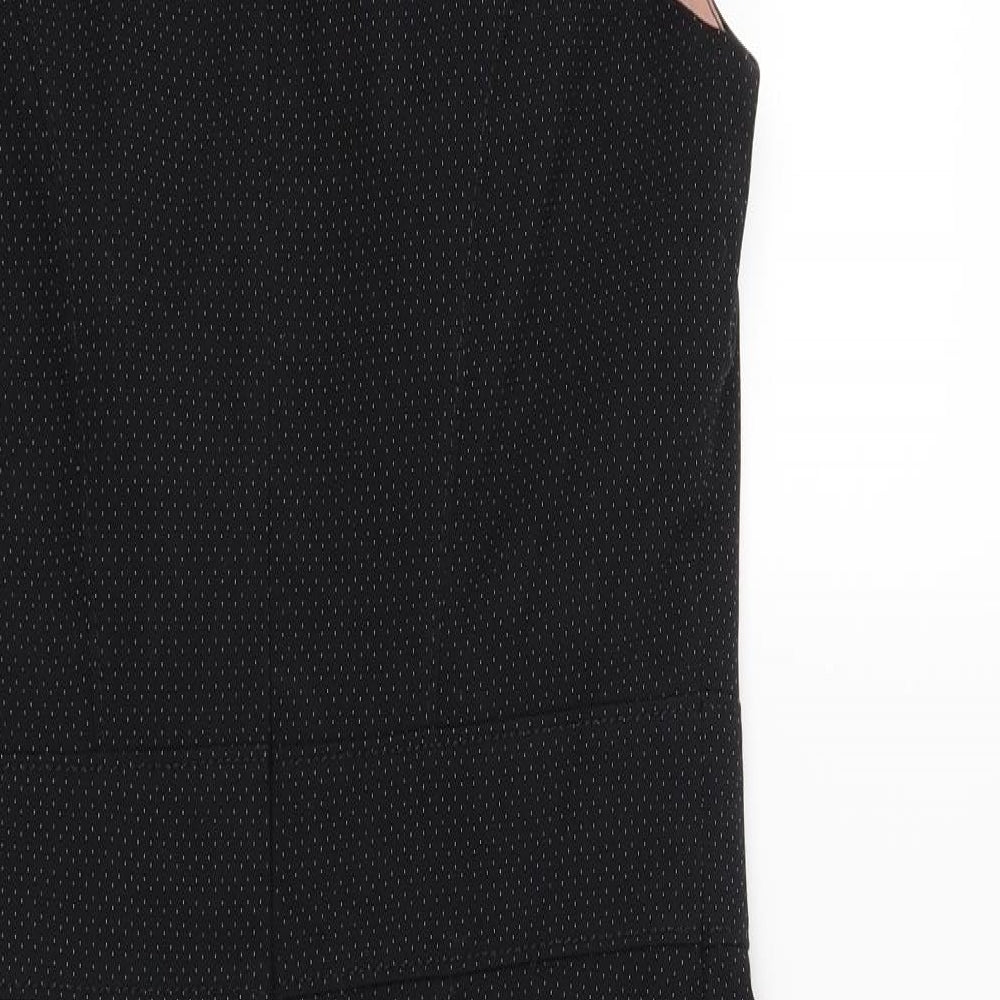 F&F Womens Black Polka Dot Shift Size 10