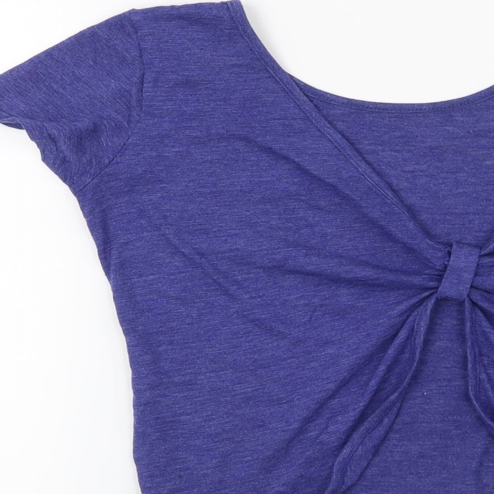 dELiA*s Womens Purple Basic T-Shirt Size M