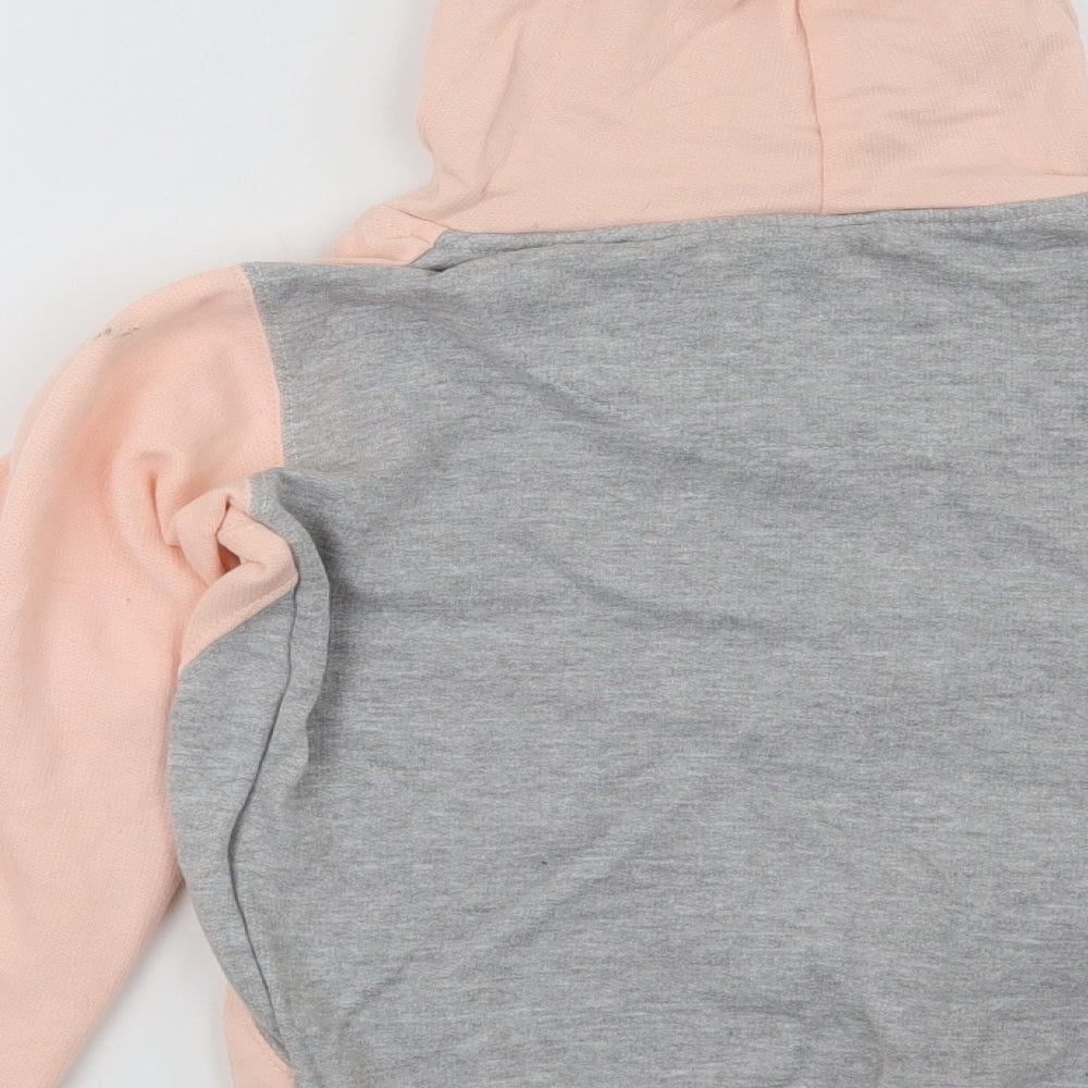 Lee Cooper Girls Pink Pullover Hoodie Size 9-10 Years