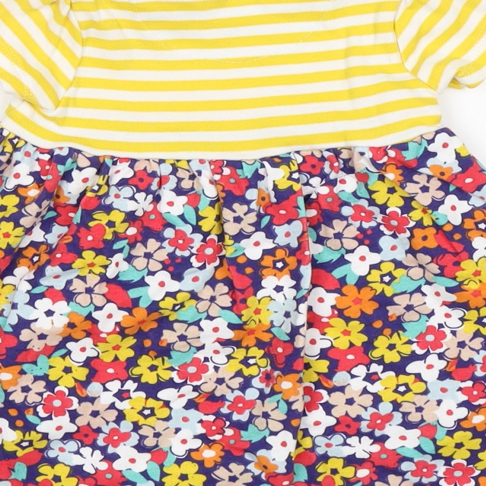 Mini Club Girls Multicoloured Floral Fit & Flare Size 6-9 Months