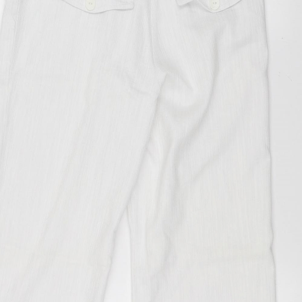 JOL Styl Womens White Trousers Size 12 L23 in