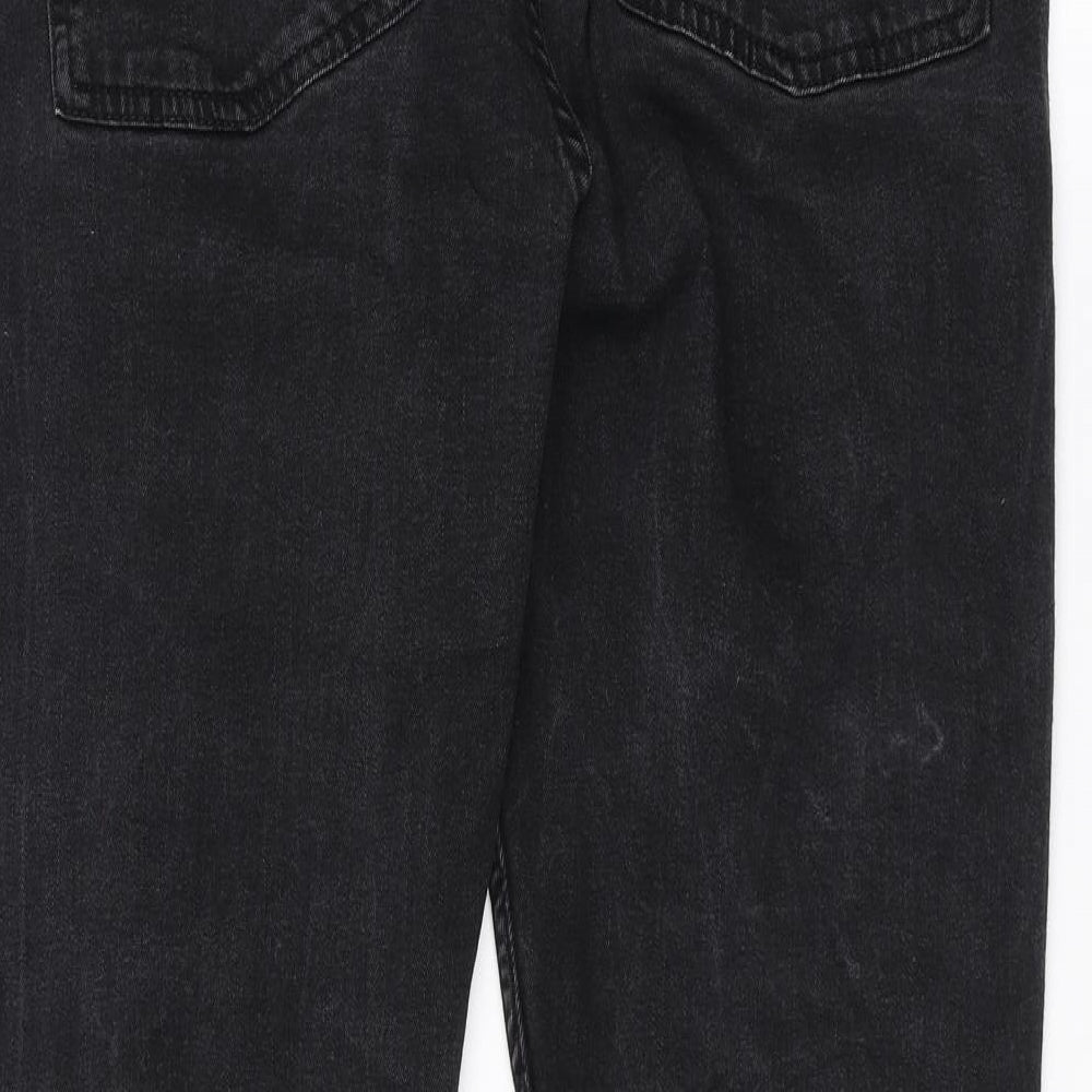 COLLUSION Womens Black Straight Jeans Size 40 L31 in