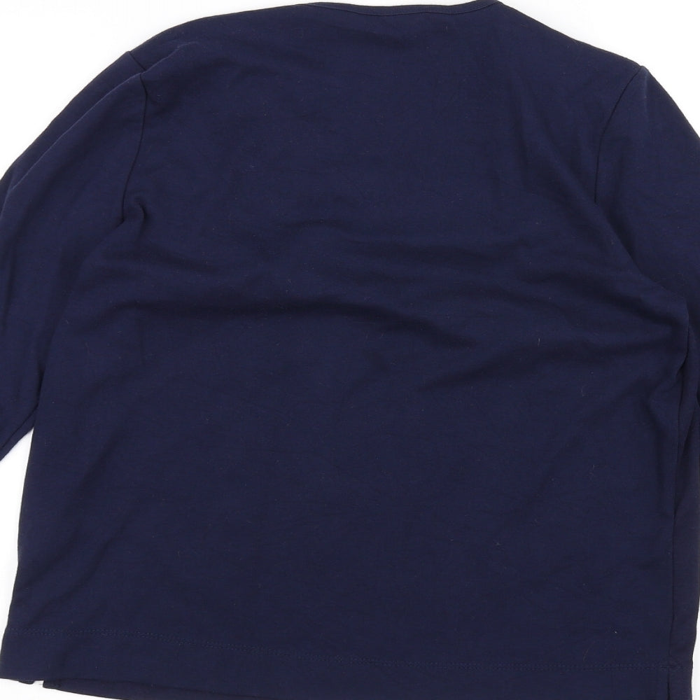 TIGI Womens Blue Pullover Jumper Size 14