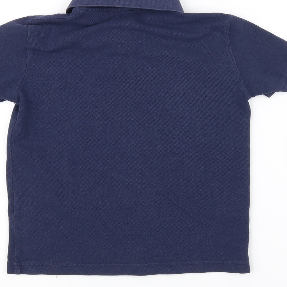 Preworn Boys Blue Basic Polo Size S