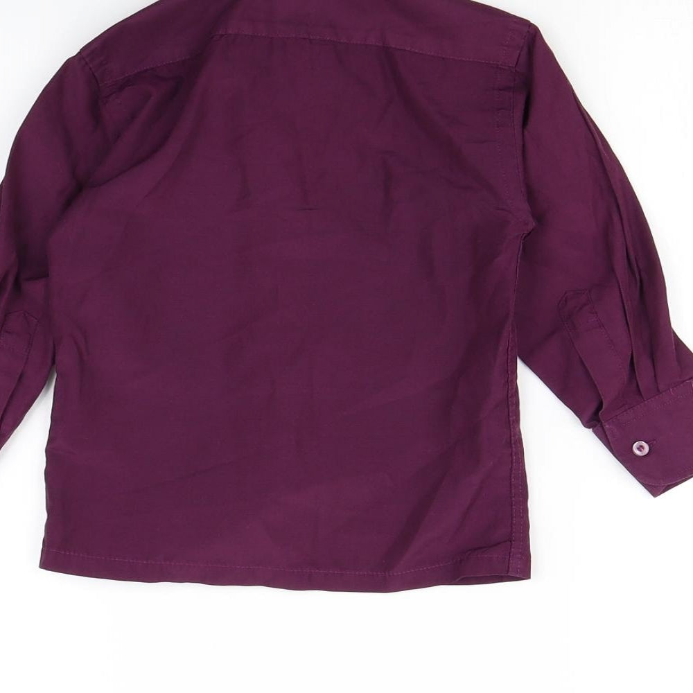 Device Boys Purple Basic Button-Up Size 12 Months