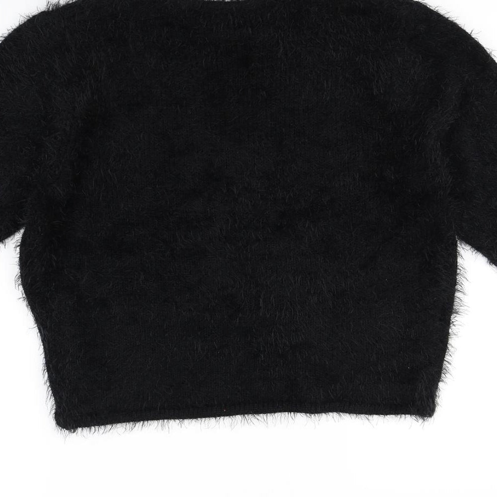 First Avenue Womens Black Cardigan Jumper Size L