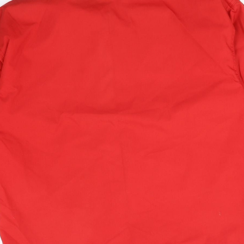 True Colours Womens Red Rain Coat Coat Size 16