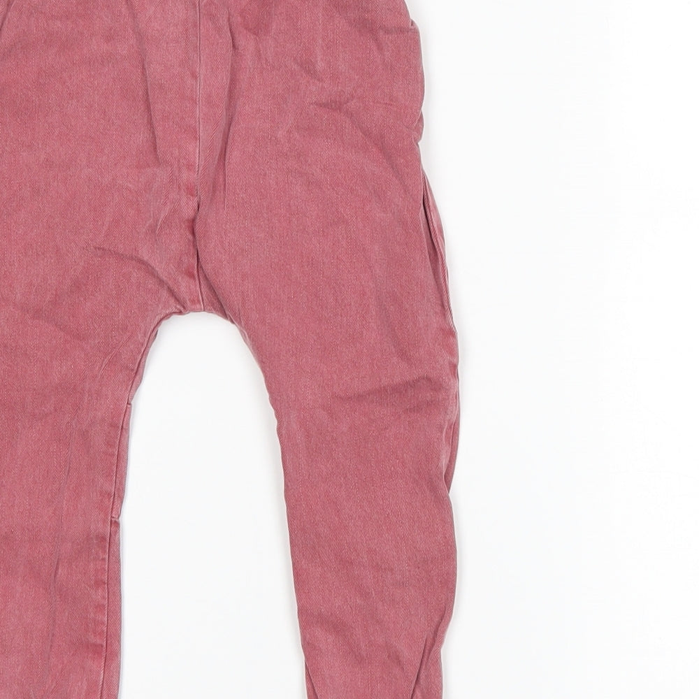NEXT Girls Purple Capri Trousers Size 12-18 Months
