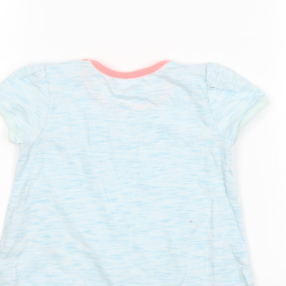 NEXT Girls Blue Basic T-Shirt Size 9-12 Months