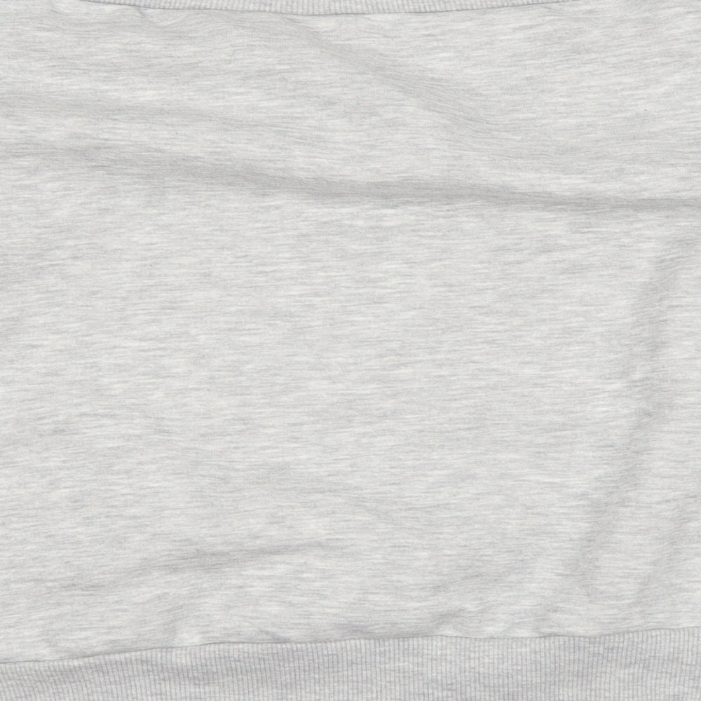 H&M Womens Grey Pullover Sweatshirt Size M