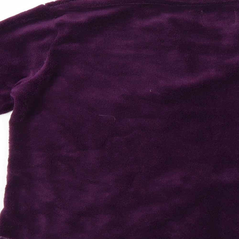 Time To dream Womens Purple Pullover Jumper Size L