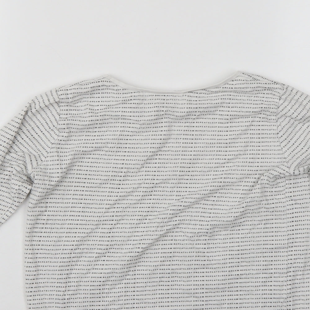 George Girls White Top Pyjama Top Size 8-9 Years