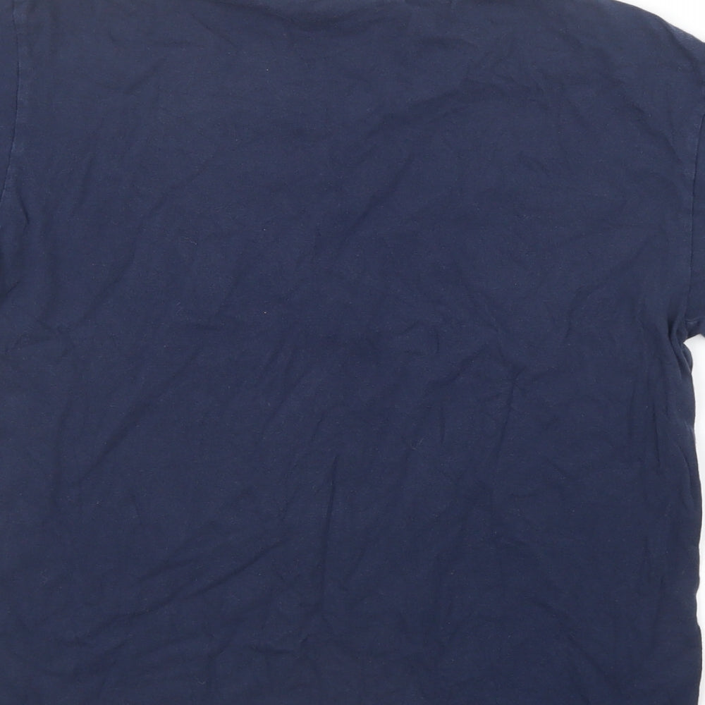 Gildan Womens Blue Basic T-Shirt Size S
