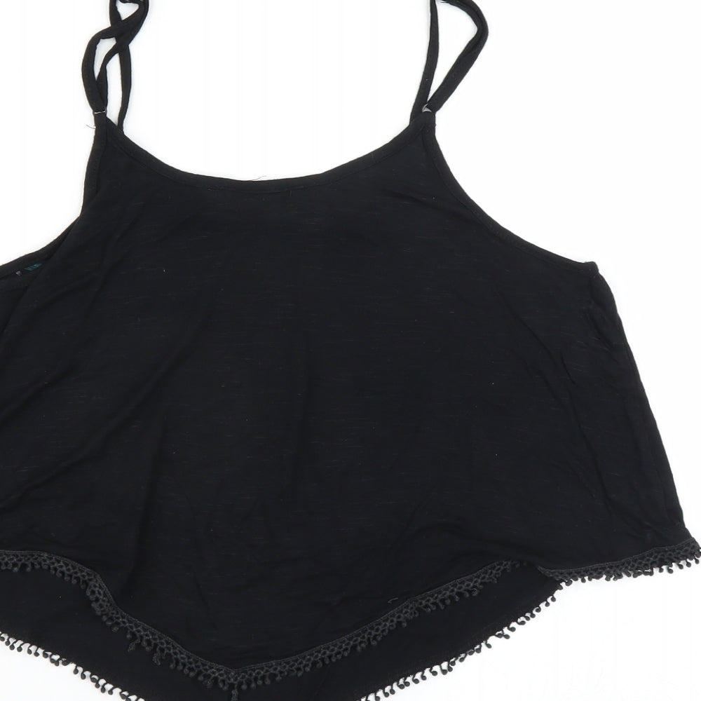 Select Womens Black Camisole Blouse Size 12 - cropped