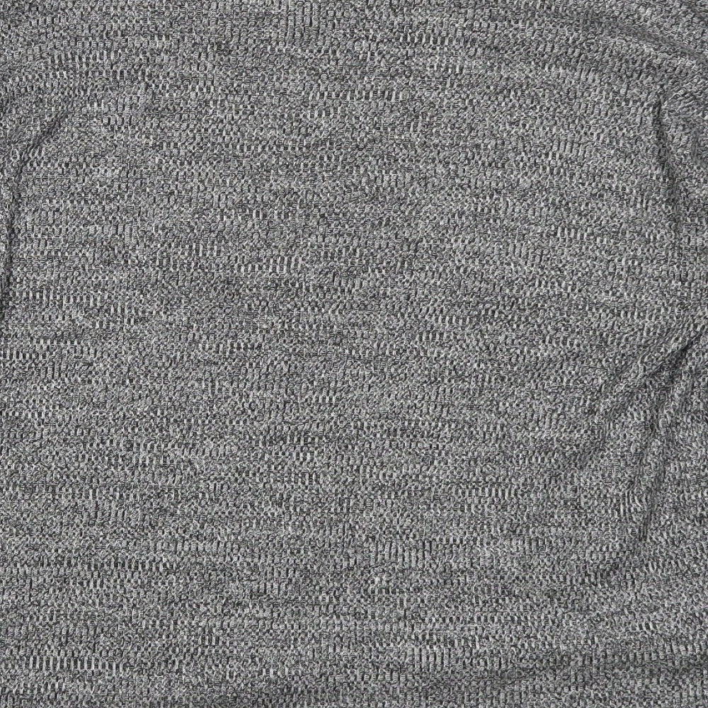 Divided Womens Grey Basic T-Shirt Size S