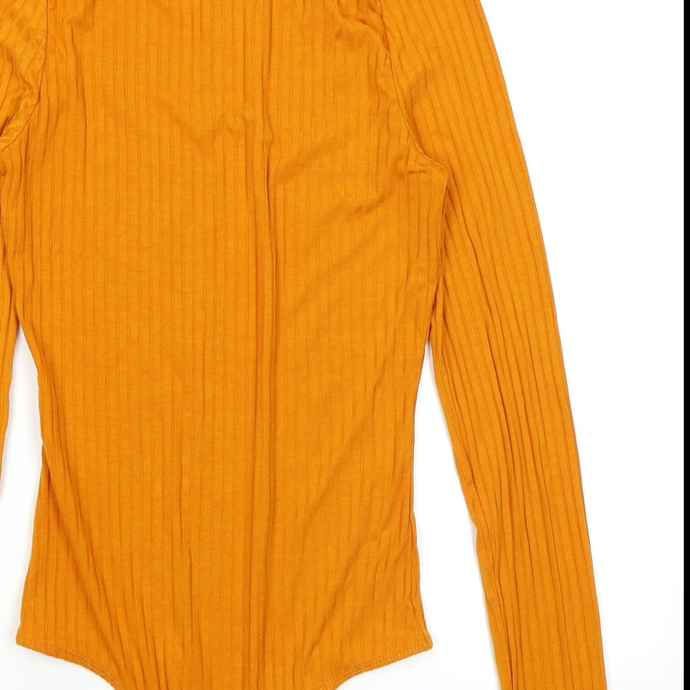 Primark Womens Yellow Bodysuit One-Piece Size XS