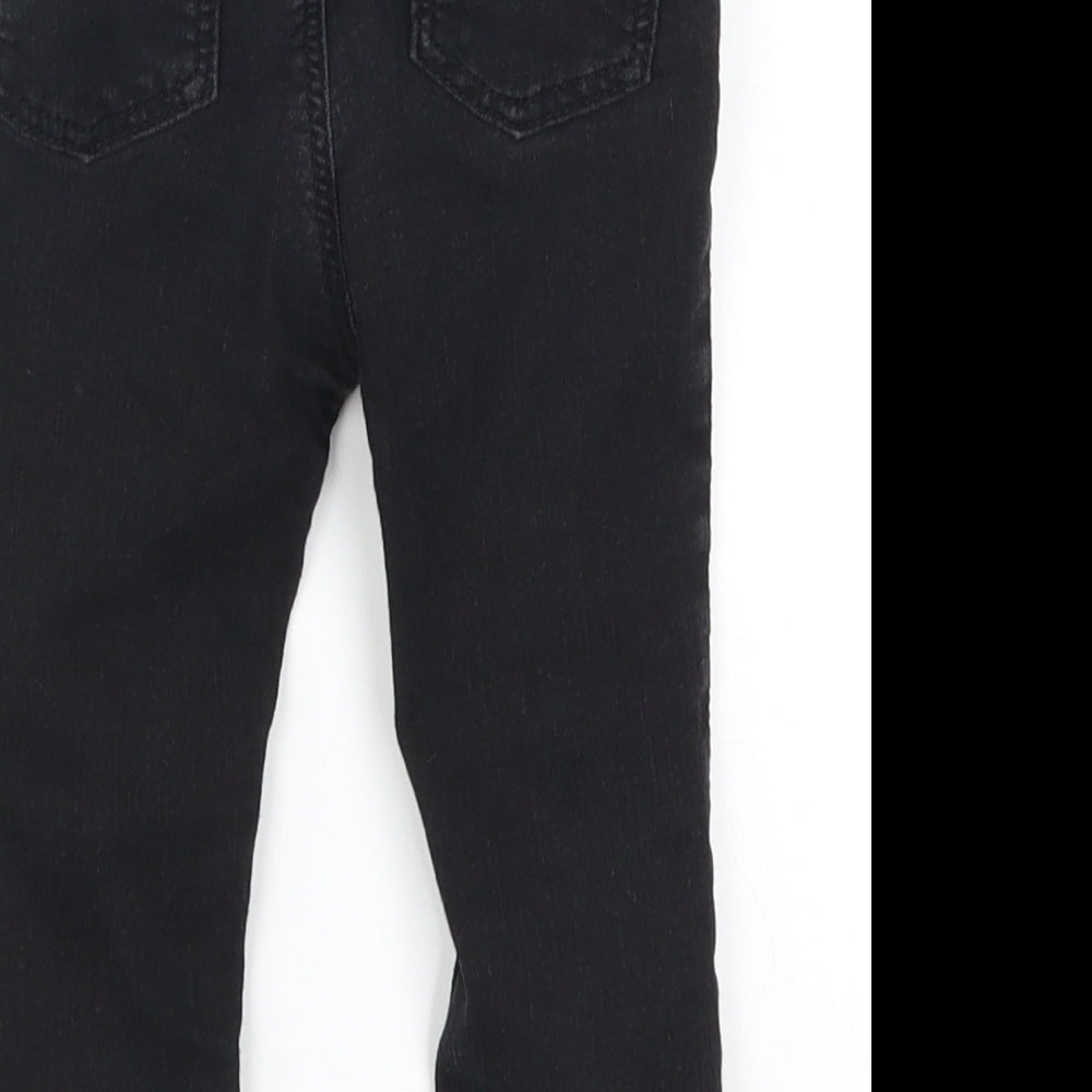 H&M Baby Black Denim Capri Jeans Size 12-18 Months