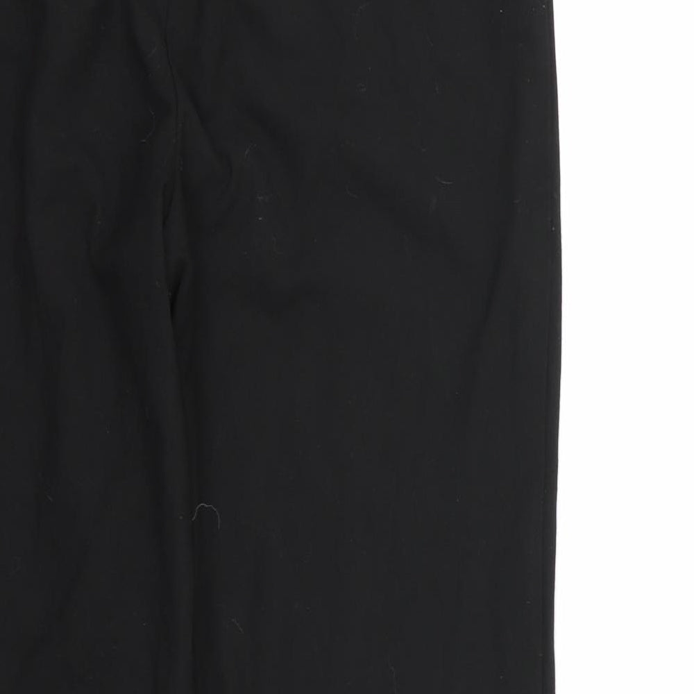 Magi Womens Black Rayon Dress Pants Trousers Size 12 L25 in