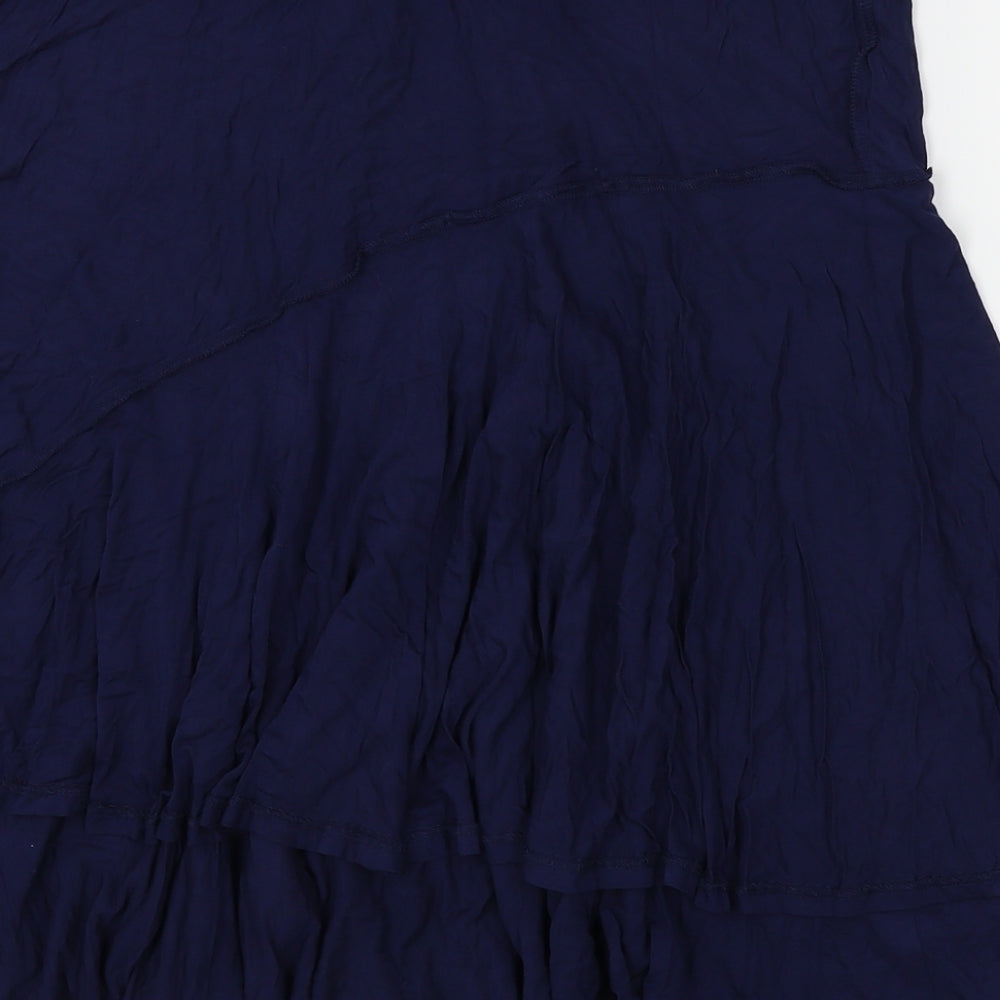Preworn Womens Blue Flare Skirt Size 30 in