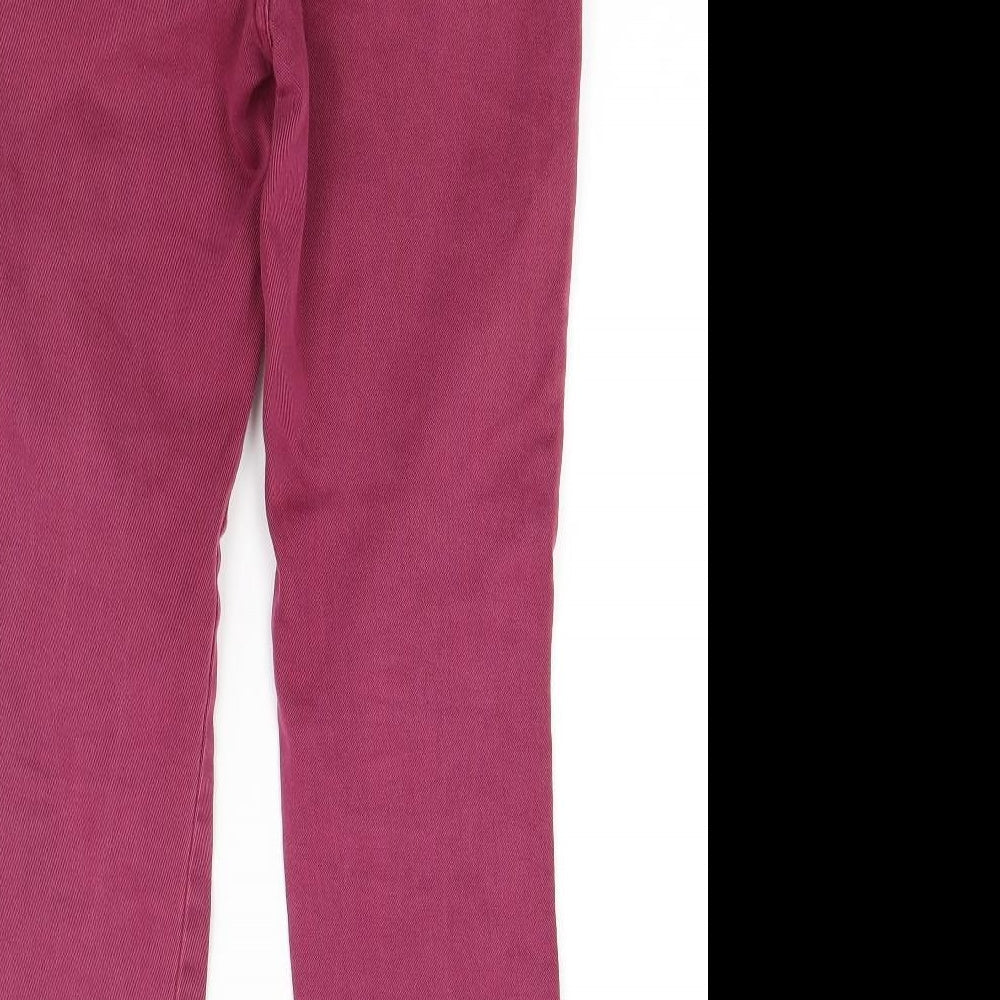 ASOS Womens Red Denim Skinny Jeans Size 30 in L28 in