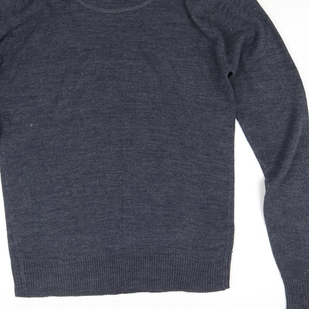 Industralize Mens Blue Pullover Jumper Size XS