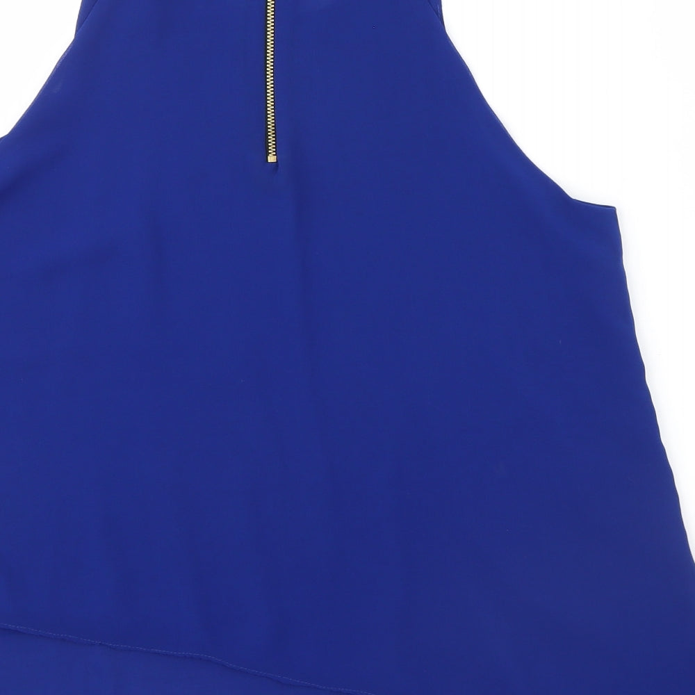 New Look Womens Blue Basic Blouse Size 14