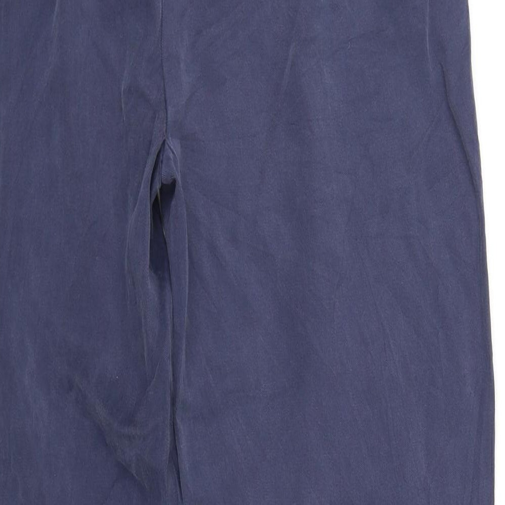 Marks and Spencer Womens Blue Trousers Size 14 L33 in
