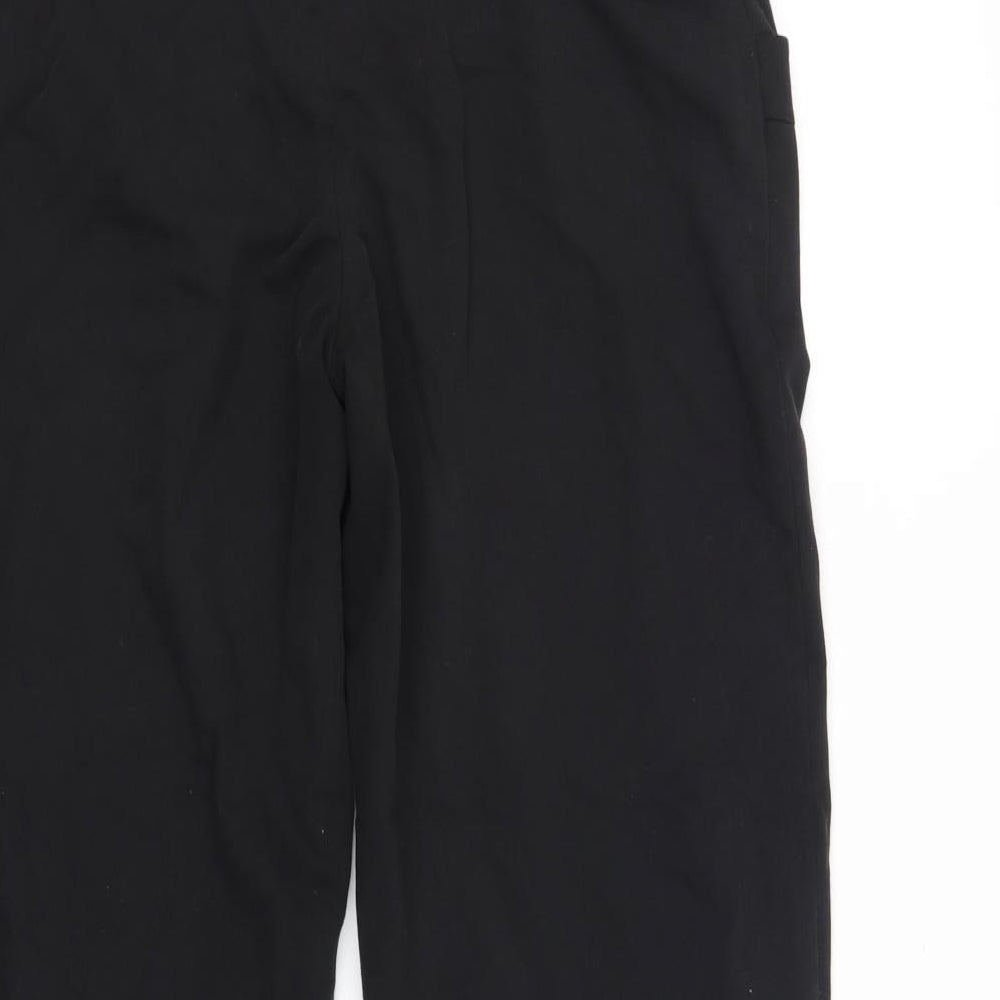 ASOS Womens Black Trousers Size 12 L31 in - belted
